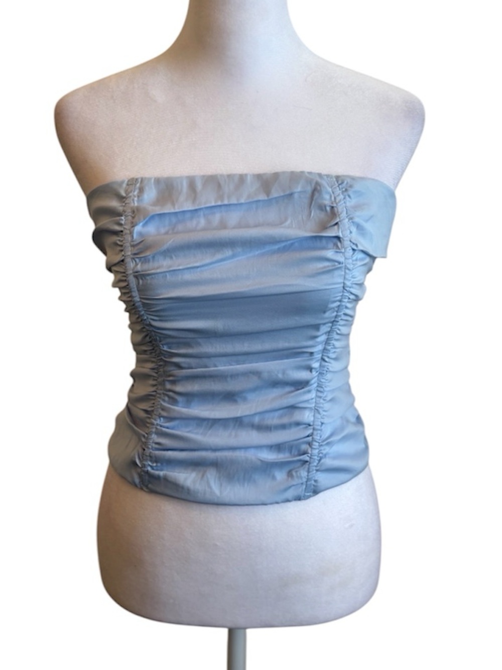 Small Sky to Moon Blue Corset Top